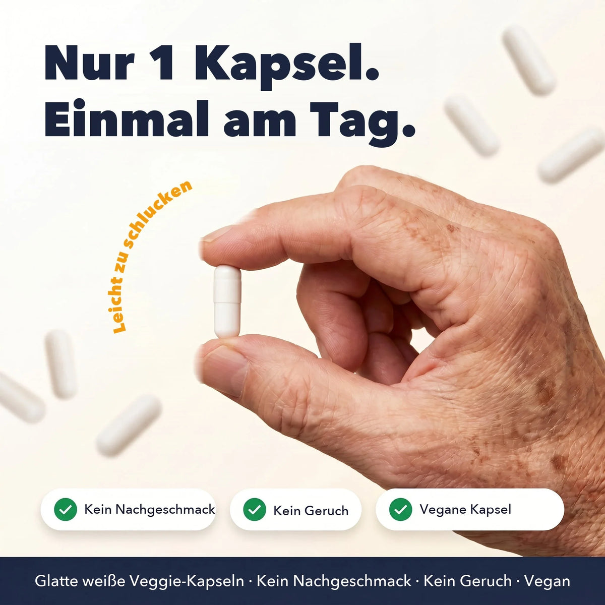 Nur 1 Kapsel einmal am Tag